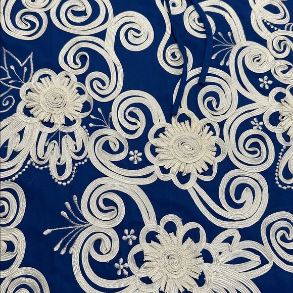 New Beautiful PONG Embroidered Cotton Long Sleeve Tunic - Picture 8 of 8